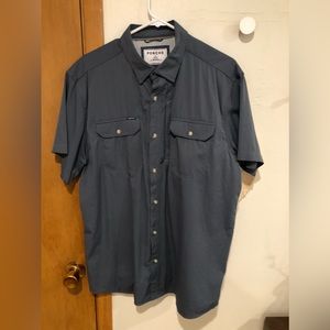 PONCHO BLUE SHIRT / THE AHI XL / Slim